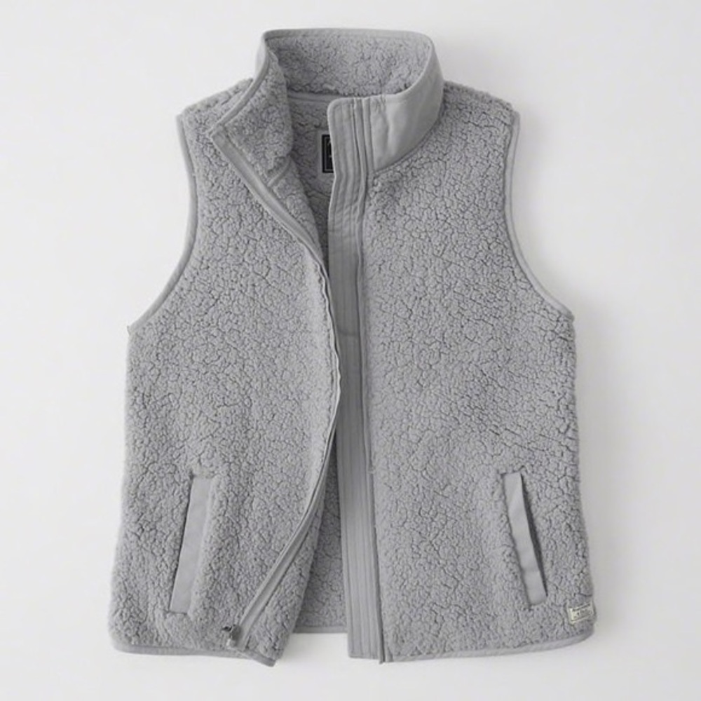 Abercrombie & Fitch Sherpa Vest